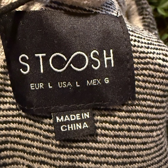 Stoosh NWT Wool-Mix Panel Buffalo Plaid Shacket Sz L - Picture 8 of 8